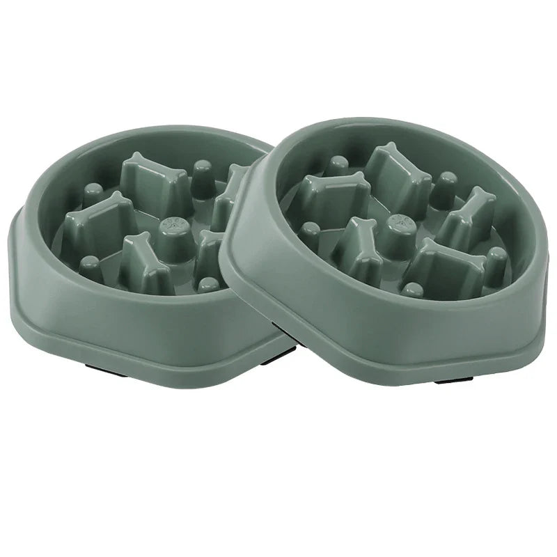 Slow Feeder Dog Bowl | Anti-Choking Puzzle Feeder for Small and Medium Dogs