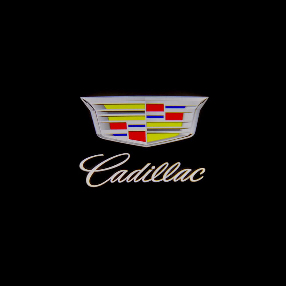 Cadillac XLR Door Stick On Puddle Lights Various Designs 2004–2009