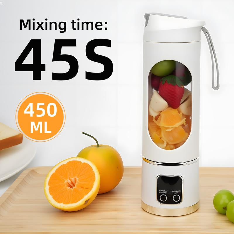 Ultimate Portable Digital Juicer Blender – Smart LED Display, Leak-Proof Design, Perfect for Smoothies, Juices & Healthy Living!
