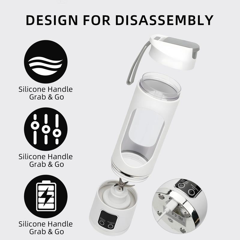 Ultimate Portable Digital Juicer Blender – Smart LED Display, Leak-Proof Design, Perfect for Smoothies, Juices & Healthy Living!