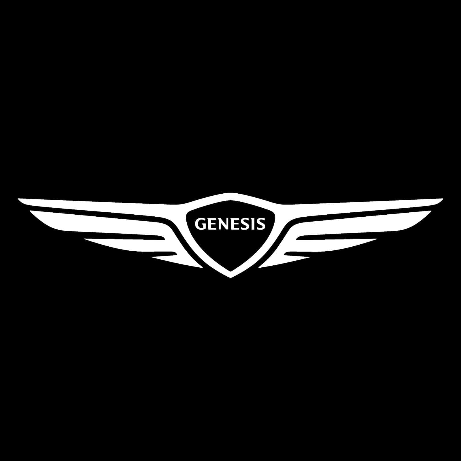 Genesis GV80 Door Stick On Puddle Lights Various Designs 2021-2026