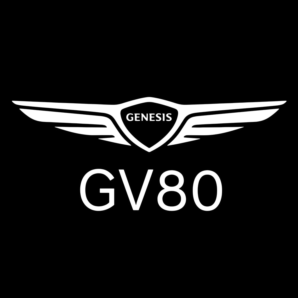 Genesis GV80 Door Stick On Puddle Lights Various Designs 2021-2026